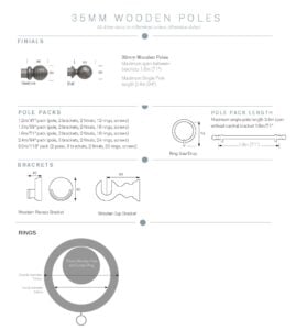 35mm Wood Pole Extra Information