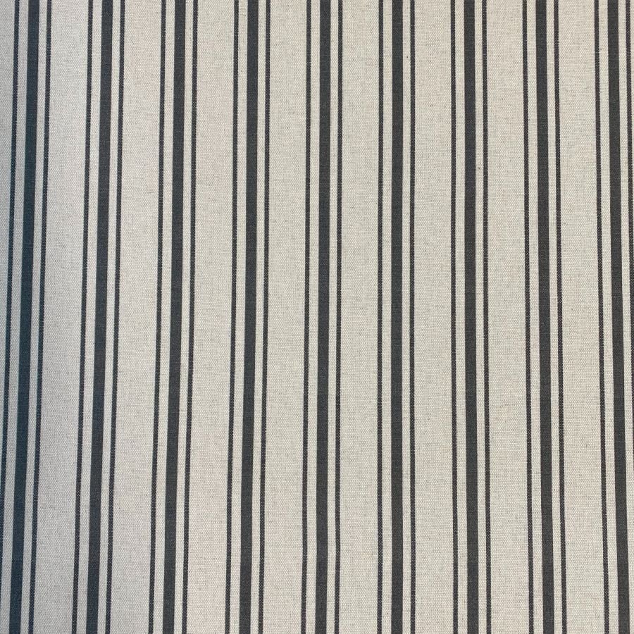 Extra Wide Hendrick Stripe- Charcoal