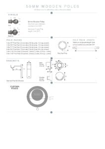50mm Wood Pole Extra Information
