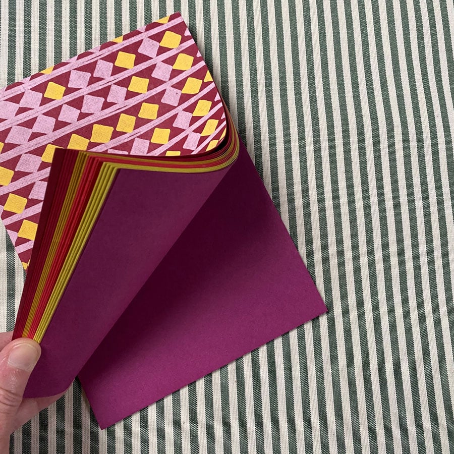 Recycled Paper Scrapbook