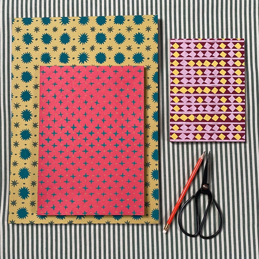 Recycled Paper Scrapbook