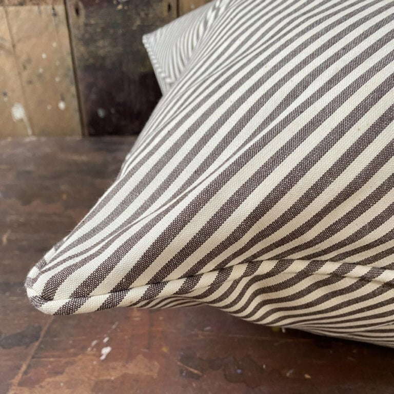 Alpha Stripe Cushion - Black - Image 4