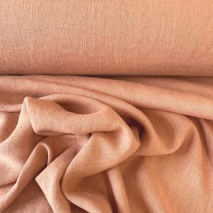 apricot coloured linen