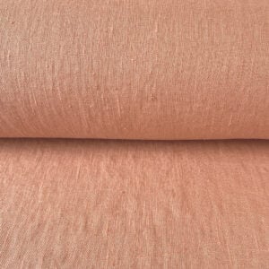 French Washed Linen - Apricot - Image 3