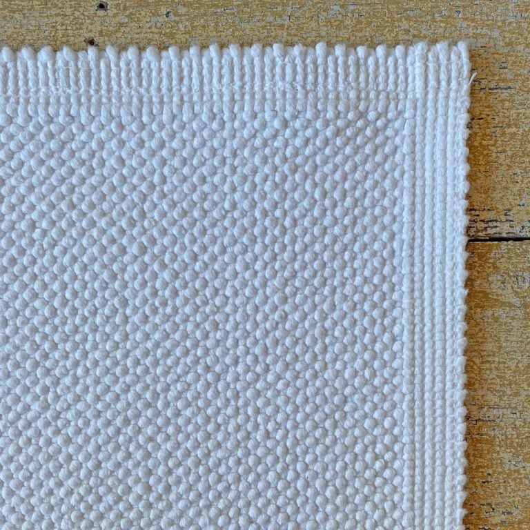 Heavy Cotton Bathmat White - Image 3