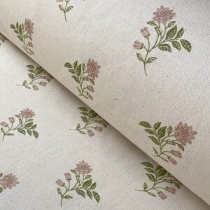 Pink Sprig cotton print