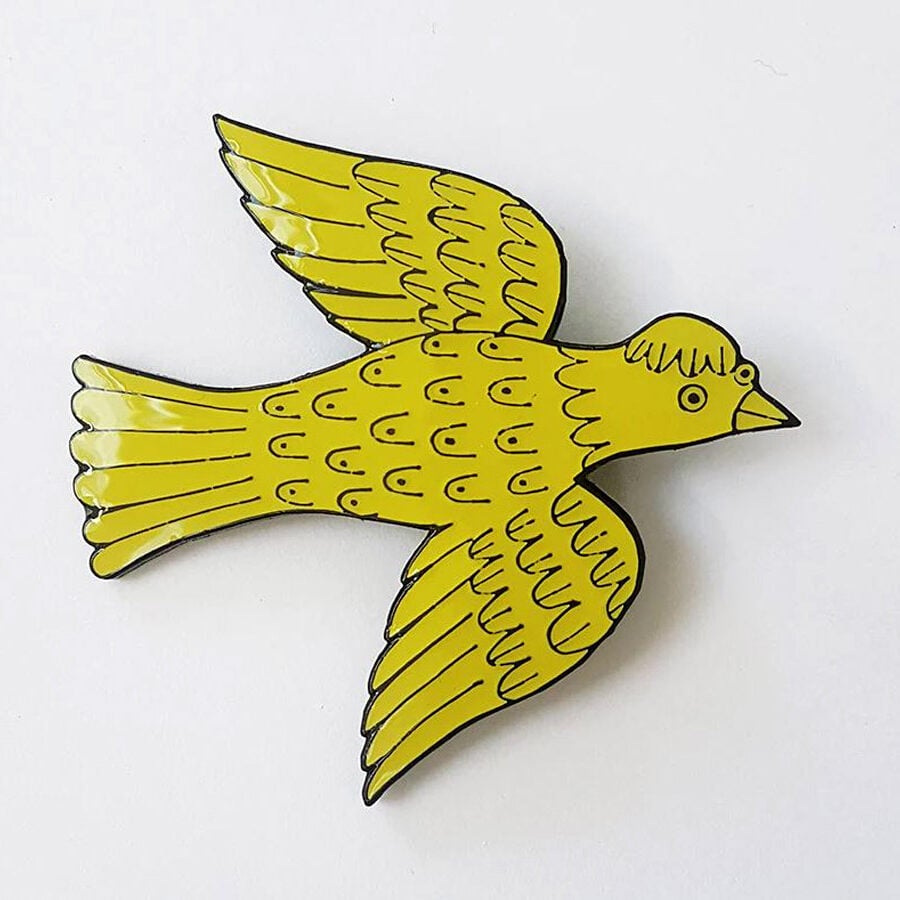 Enamel Badge - Bird