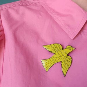 Enamel Badge - Bird - Image 2