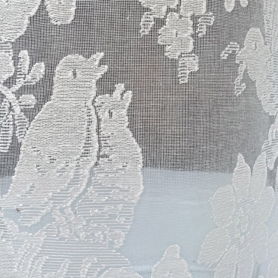 Made to Measure Linen-Look Sheer Roller Blind Fabric Sample
