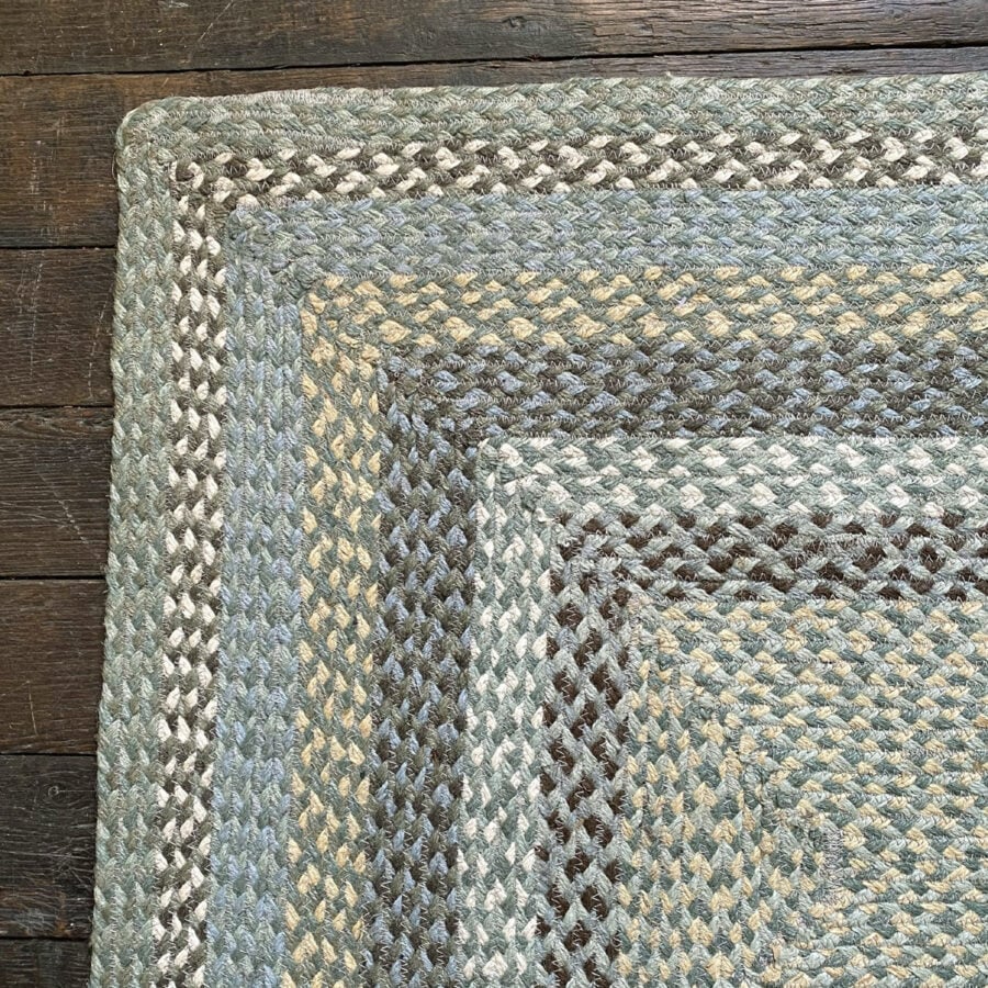 Braided Organic Jute Rug Seaspray