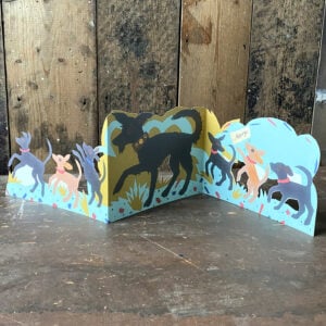 Mark Hearld Fold out Card - Puppy Parade - Image 5