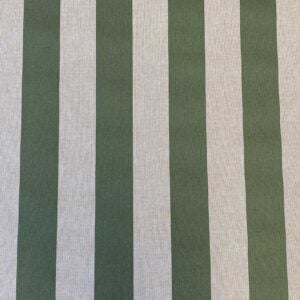 Broad Stripe - Fern Green on Natural - Image 2