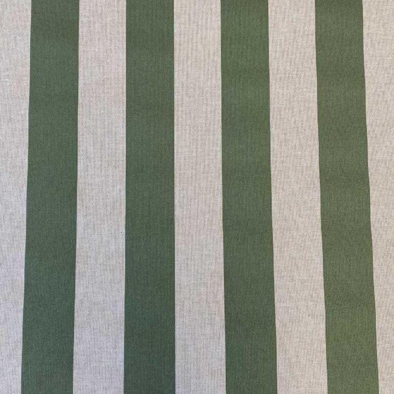 Broad Stripe - Fern Green on Natural - Image 2