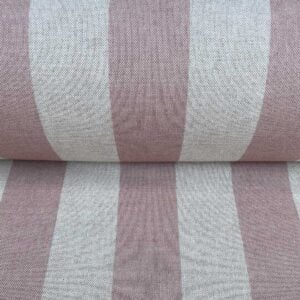 Broad Stripe - Pink on Natural - Image 3