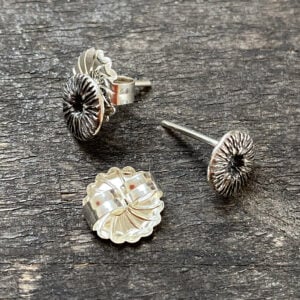 Silver Cog Earrings CDLT 3/13a - Image 2