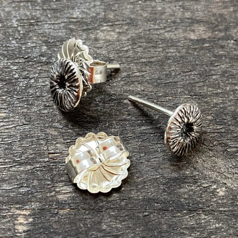 Silver Cog Earrings CDLT 3/13a - Image 2