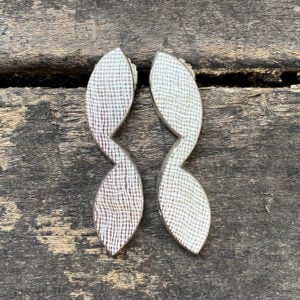Long Silver Earrings CDLT 11/32 - Image 1