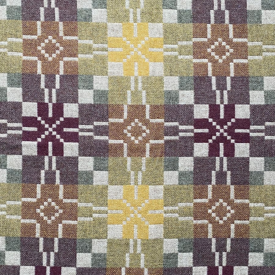 Vintage Star Welsh Throw - Clay