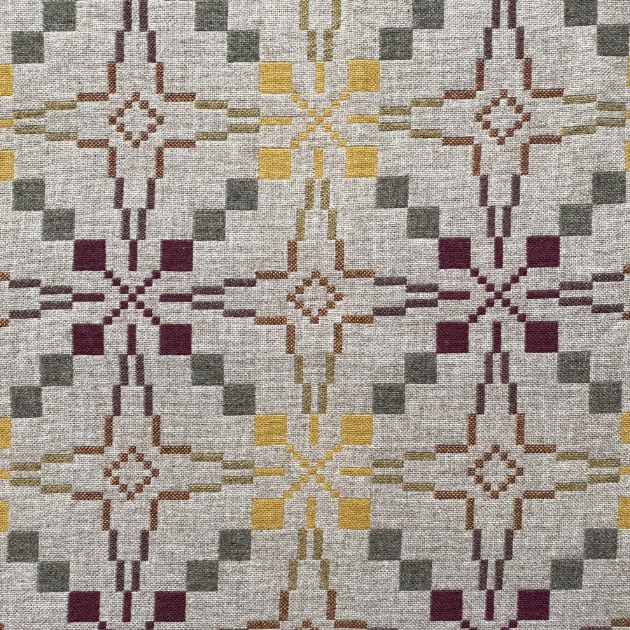 Vintage Star Welsh Throw - Clay