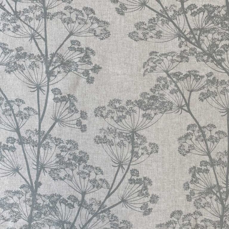 Cow Parsley Print - Duckegg Grey - Image 2