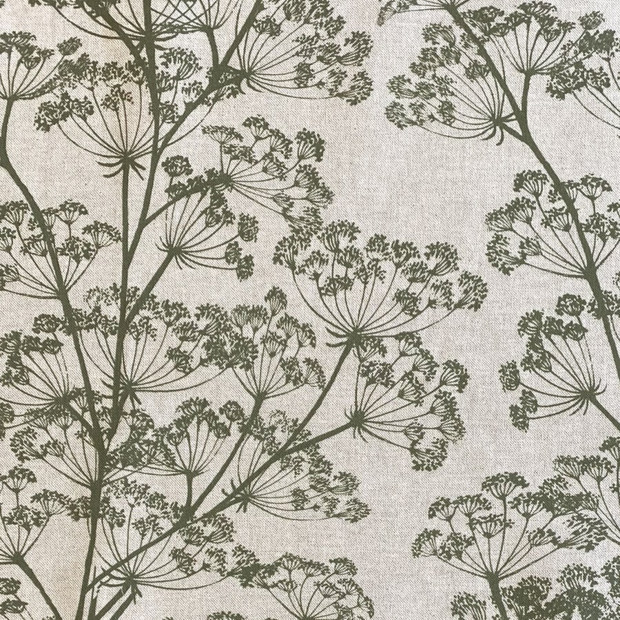 Cow Parsley Print - Moss Green