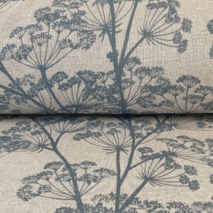 Cow Parsley Print - Mineral Blue - Image 3