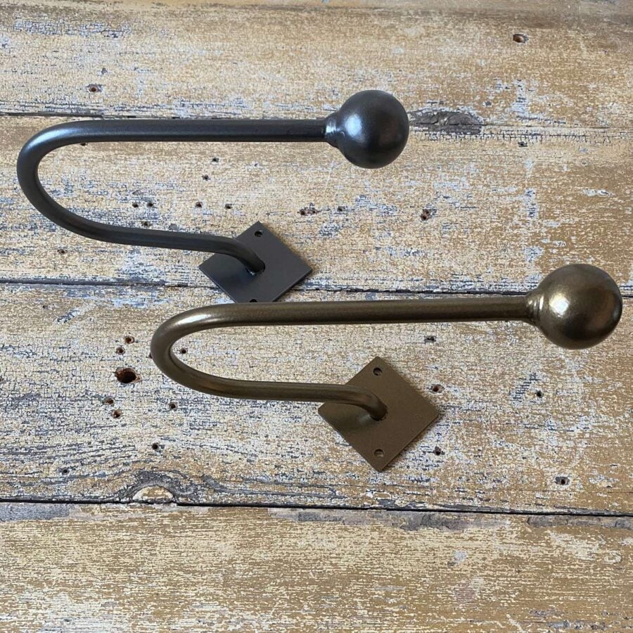 Curtain Holdback in Bronze or Graphite Grey
