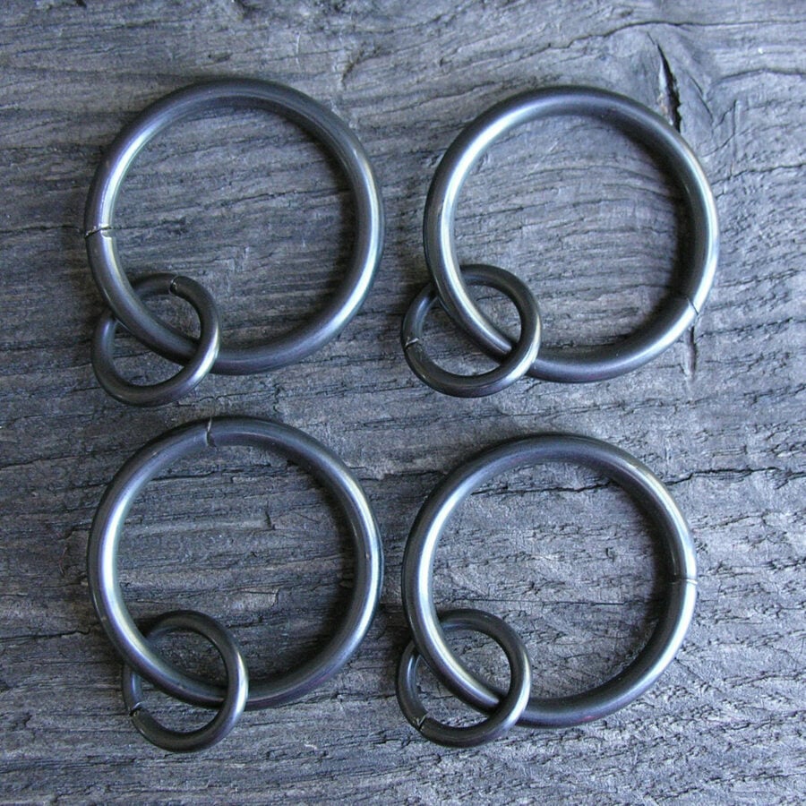 Spare Curtain Rings 19mm Graphite