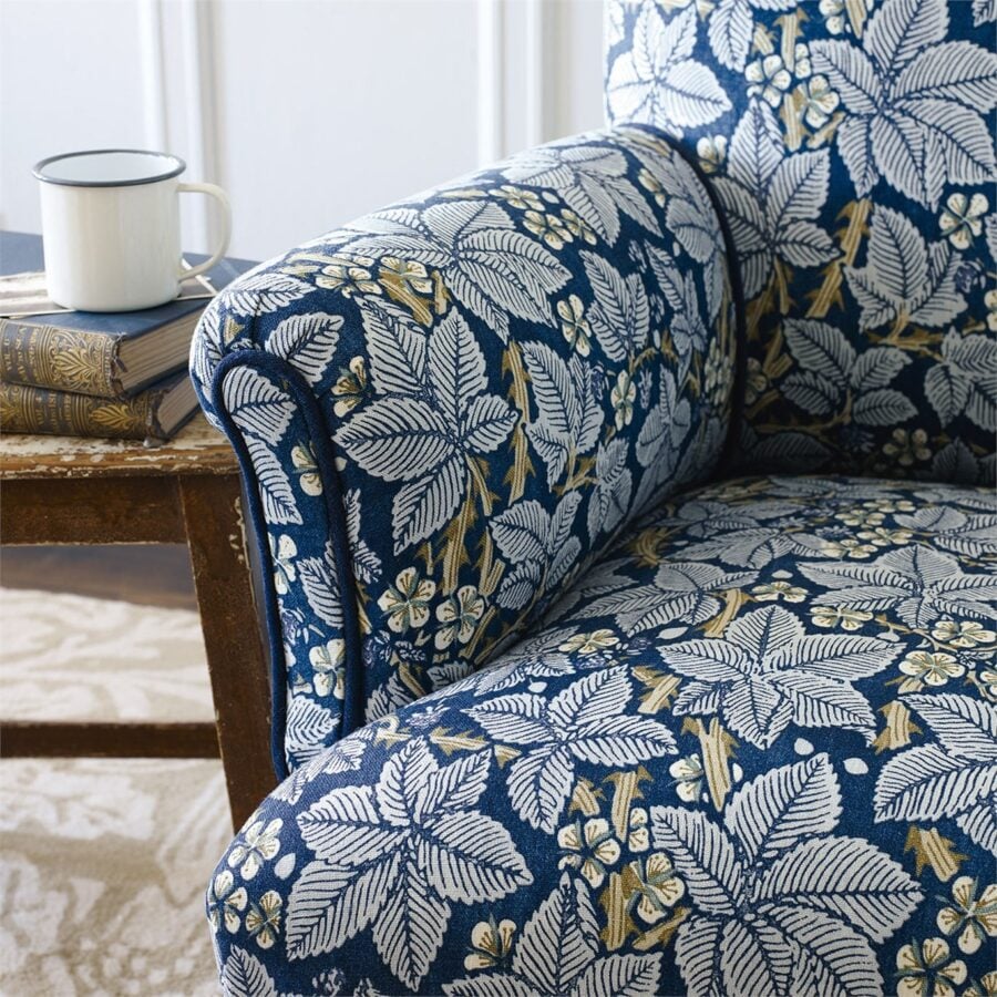 William Morris Bramble - Indigo and Mineral