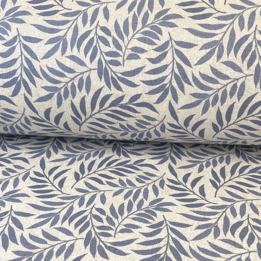 Extra Wide Acacia - Woad Blue on Natural