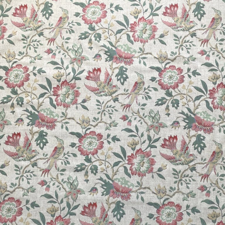 Extra Wide Ellen - Soft Green and Strawberry Red - Image 2