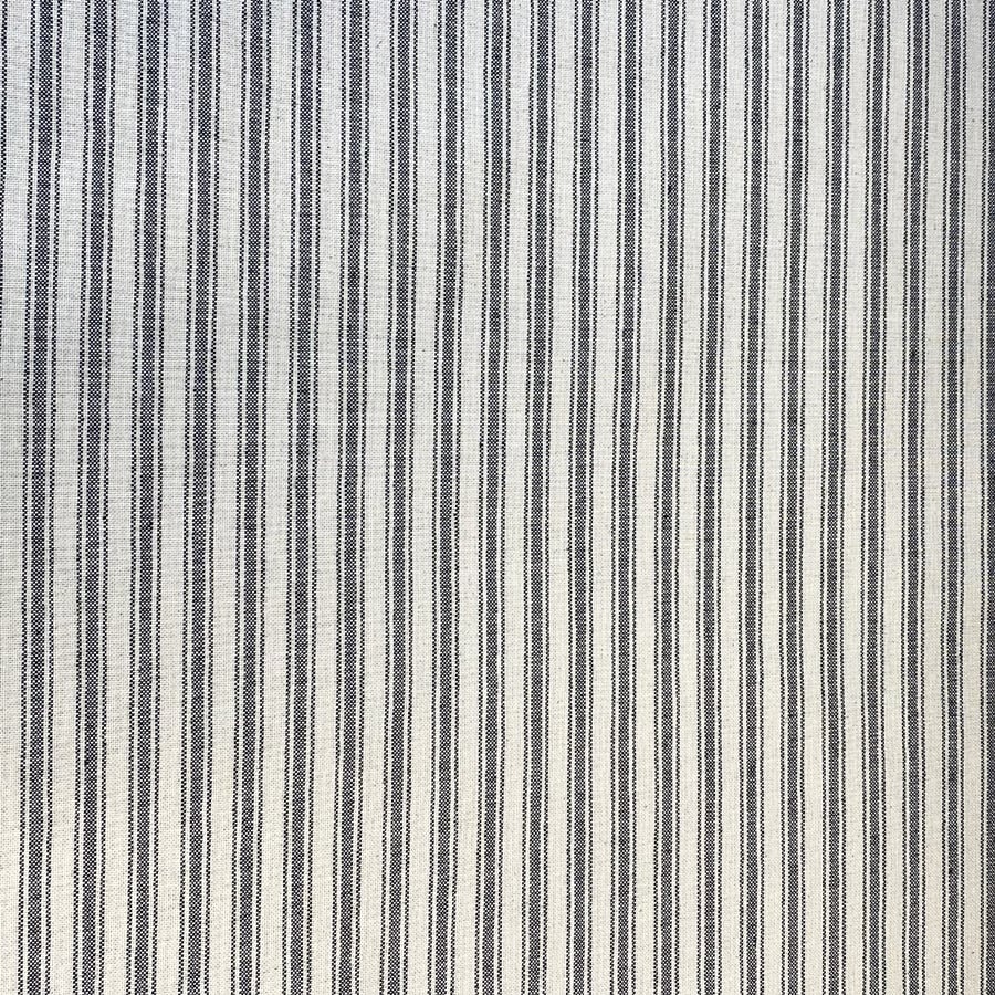 Extra Wide Hector Ticking Stripe - Black