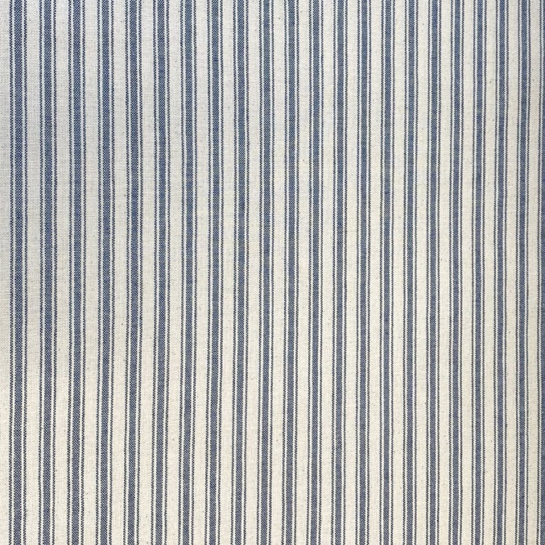 Extra Wide Hector Ticking Stripe - Indigo - Image 2