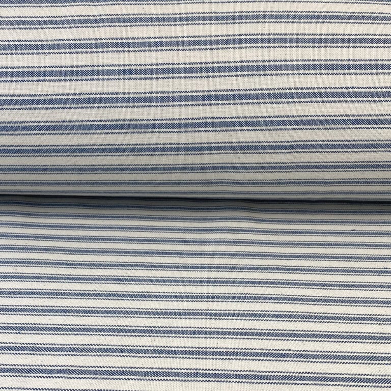 Extra Wide Hector Ticking Stripe - Indigo - Image 3