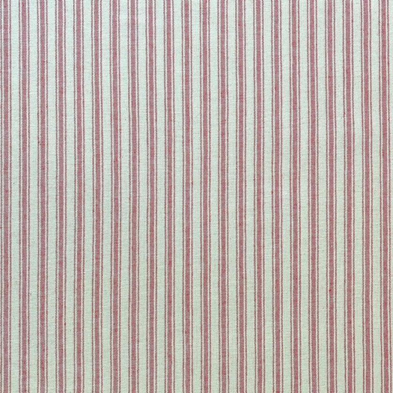 Extra Wide Hector Ticking Stripe - Peony - Image 2