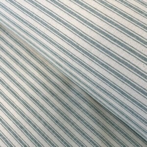 Extra Wide Green Ticking Fabric