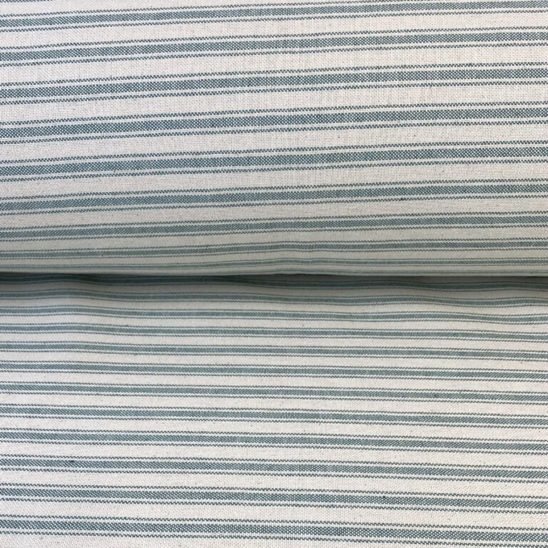 Extra Wide Hector Ticking Stripe - Teal - Image 3