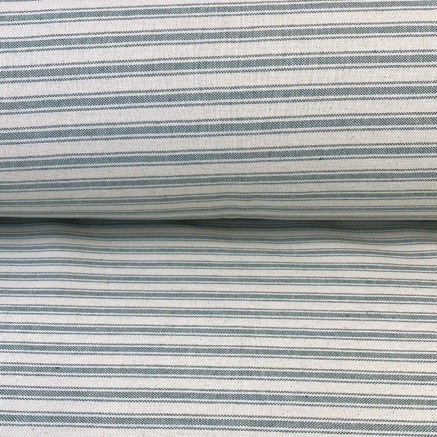 Extra Wide Hector Ticking Stripe - Teal