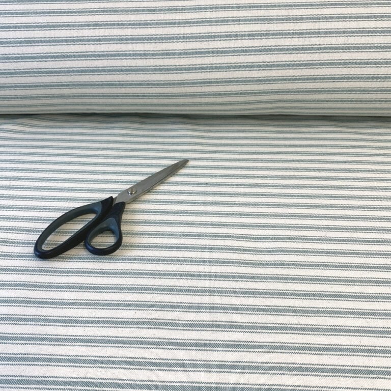 Extra Wide Hector Ticking Stripe - Teal - Image 4