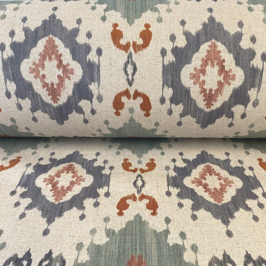 Extra Wide Little Daria - Indigo, Teal and Tamarind