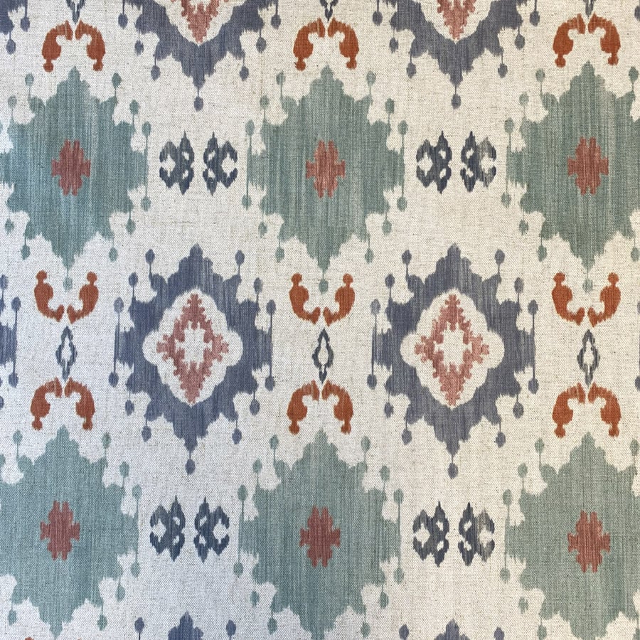 Extra Wide Little Daria - Indigo, Teal and Tamarind