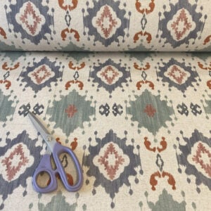 Extra Wide Little Daria - Indigo, Teal and Tamarind - Image 4
