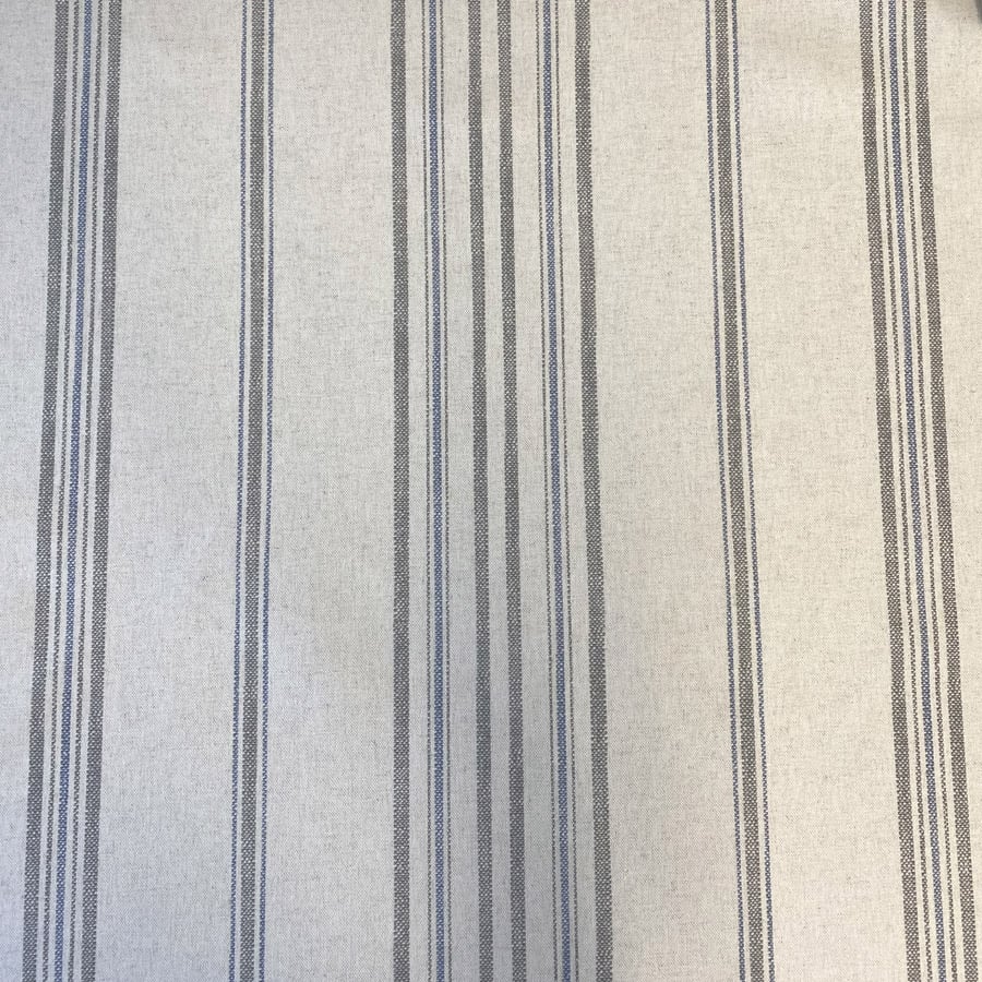 Extra Wide Maurice Stripe Grey and Indigo