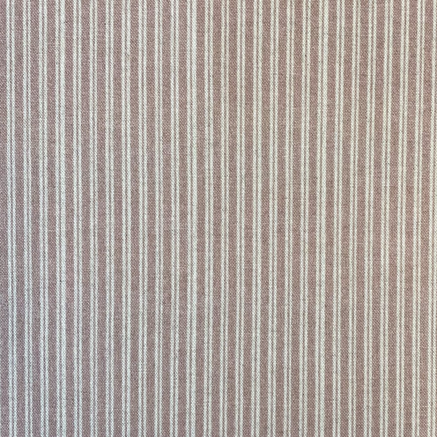 Extra Wide Pinstripe Print - Carnation