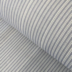Extra Wide Pinstripe Print - Pebble - Image 1