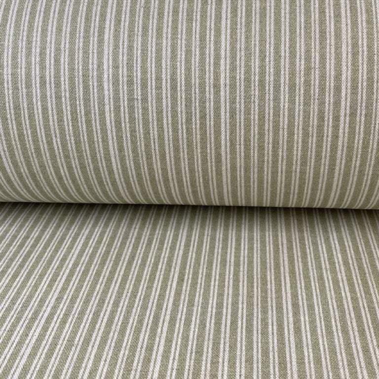 Extra Wide Pinstripe Print - Sage - Image 3