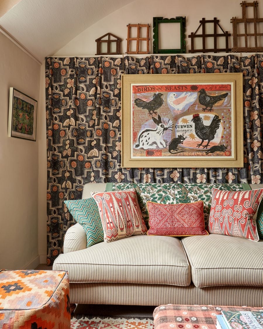 Tudor style fabric