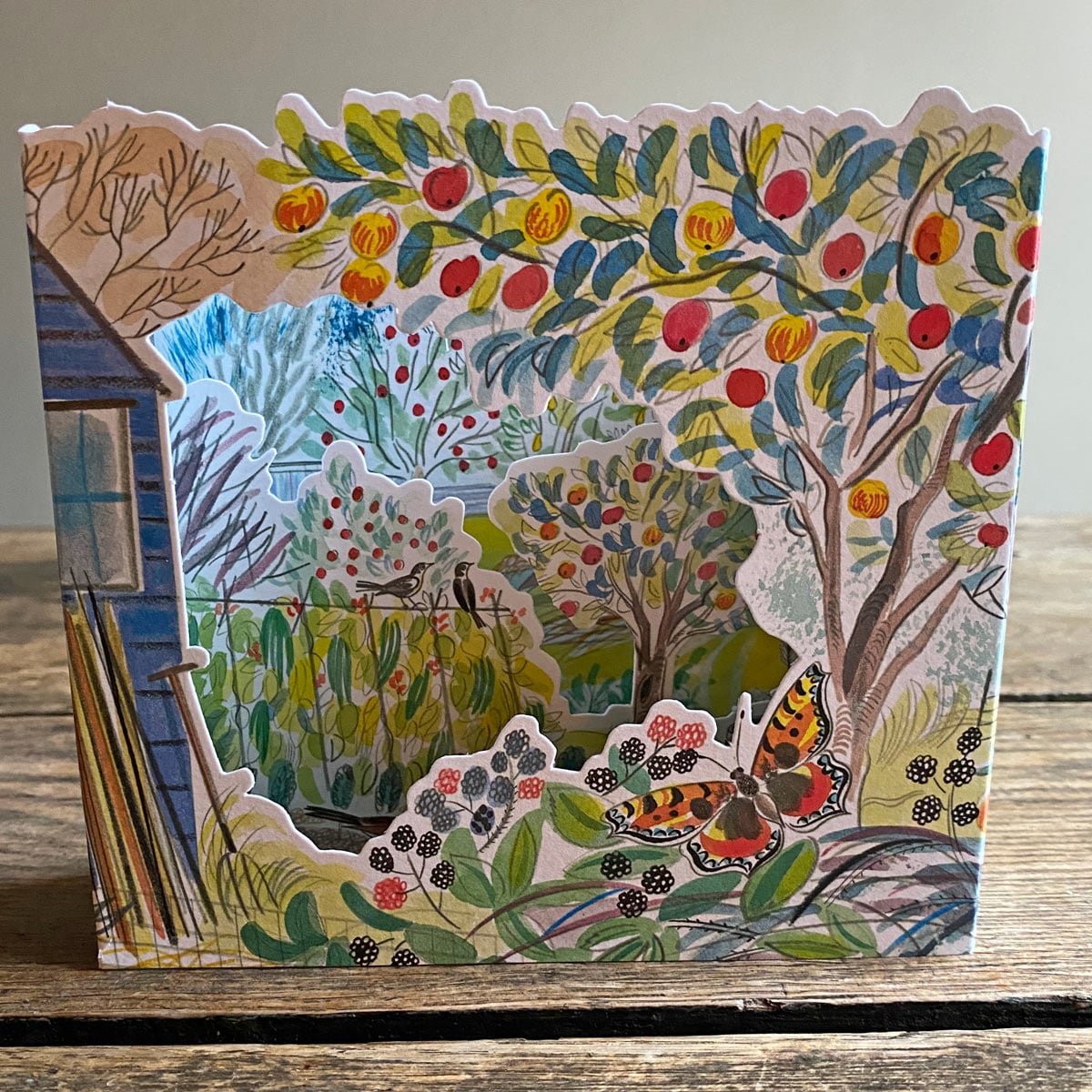 Emily Sutton 3D Allotment Card Orchard - Image 1