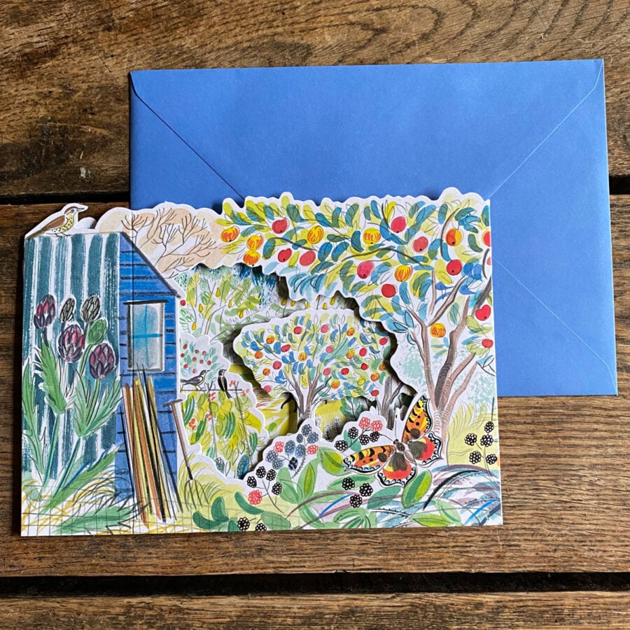 Emily Sutton 3D Allotment Card Orchard
