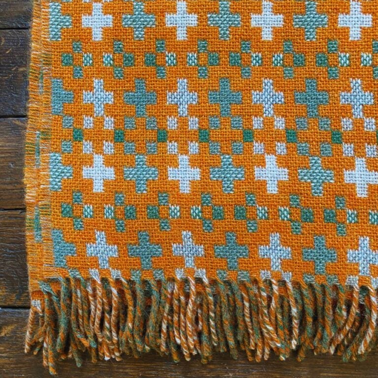 Eshton Blanket - Clementine Orange